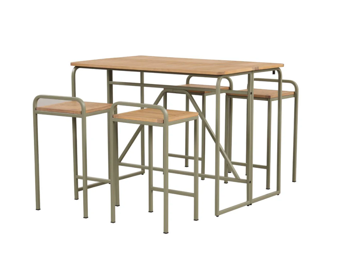 Taryanna Outdoor Dining Set Olive-1