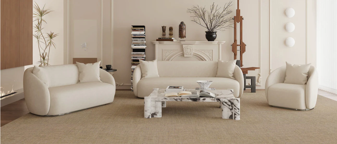 Aelith Sofa With 5 Cushions