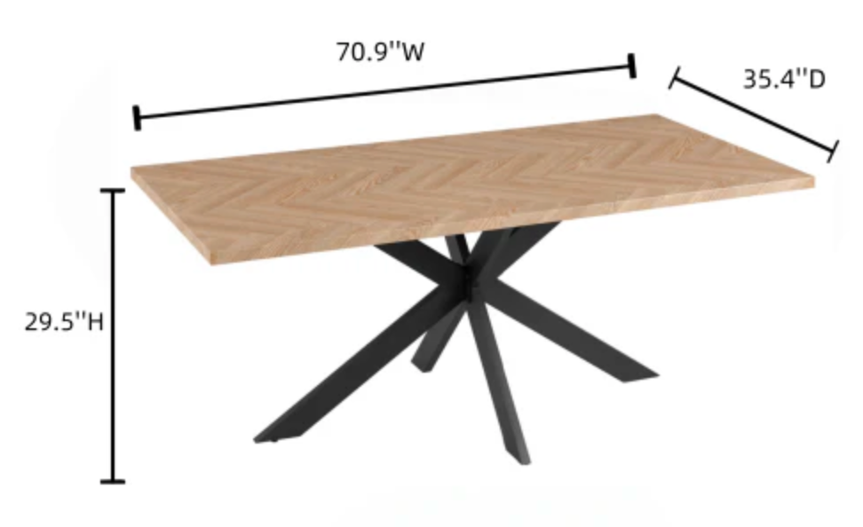 Zarya Rectangular Dining Table-4