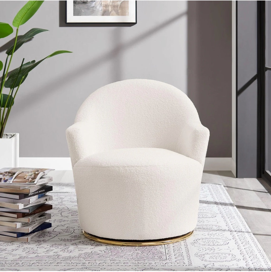 Azura Swivel Chair White-zoom-3