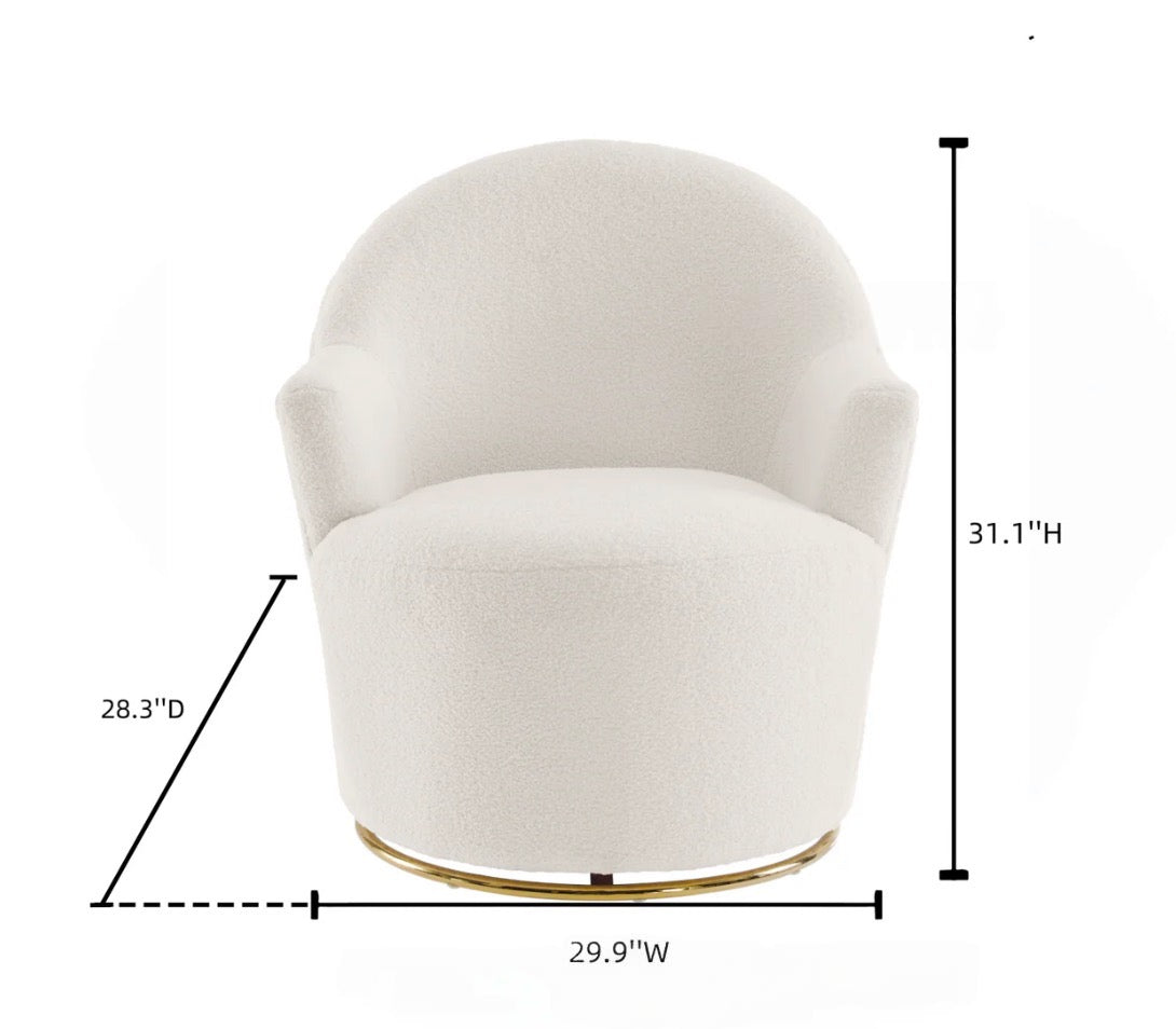 Azura Swivel Chair White-zoom-8