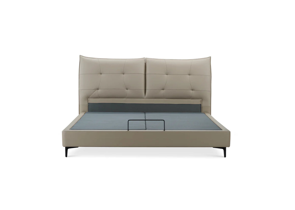 Spencer Queen Bed Beige-3