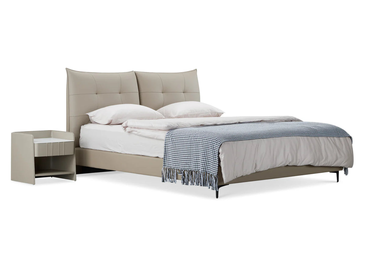 Spencer Queen Bed Beige-zoom-6
