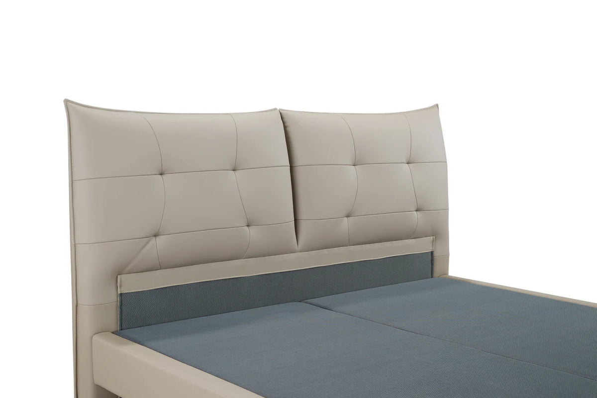 Spencer Queen Bed Beige-zoom-8