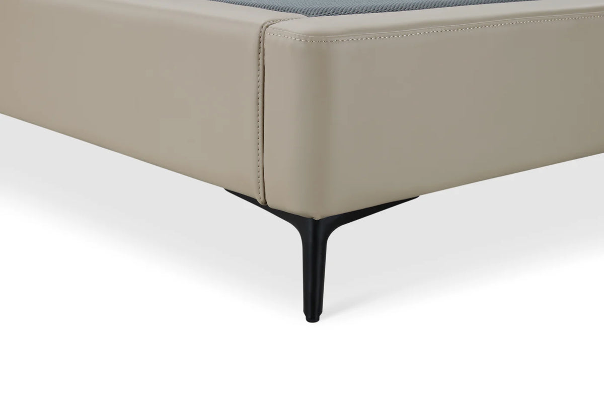 Spencer Queen Bed Beige-10