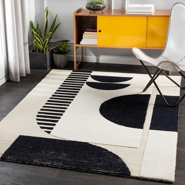 Brooklyn Handmade Rug Black