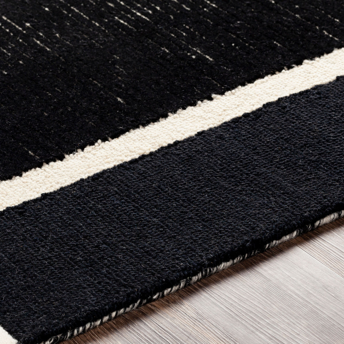 Brooklyn Handmade Rug Black-zoom-8