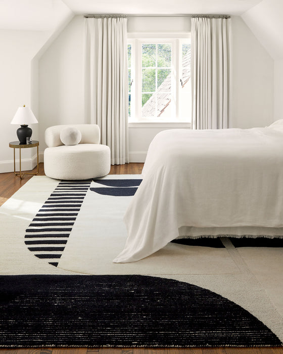 Brooklyn Handmade Rug Black