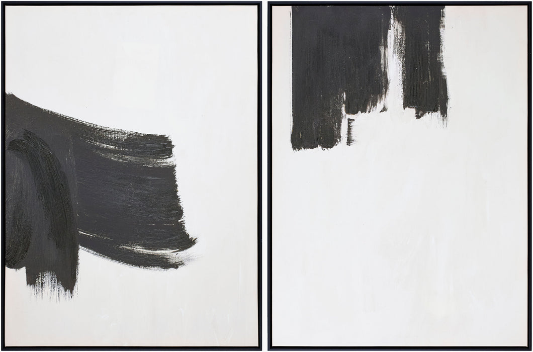 Brush Strokes Framed Wall Art