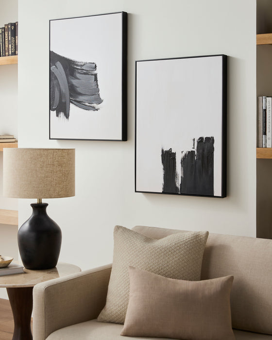 Brush Strokes Framed Wall Art