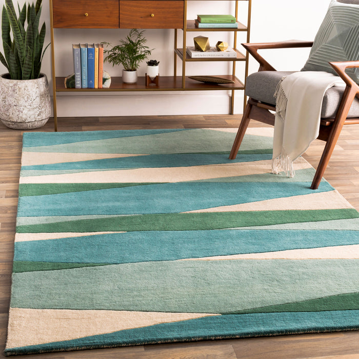 Forum Handmade Rug Teal