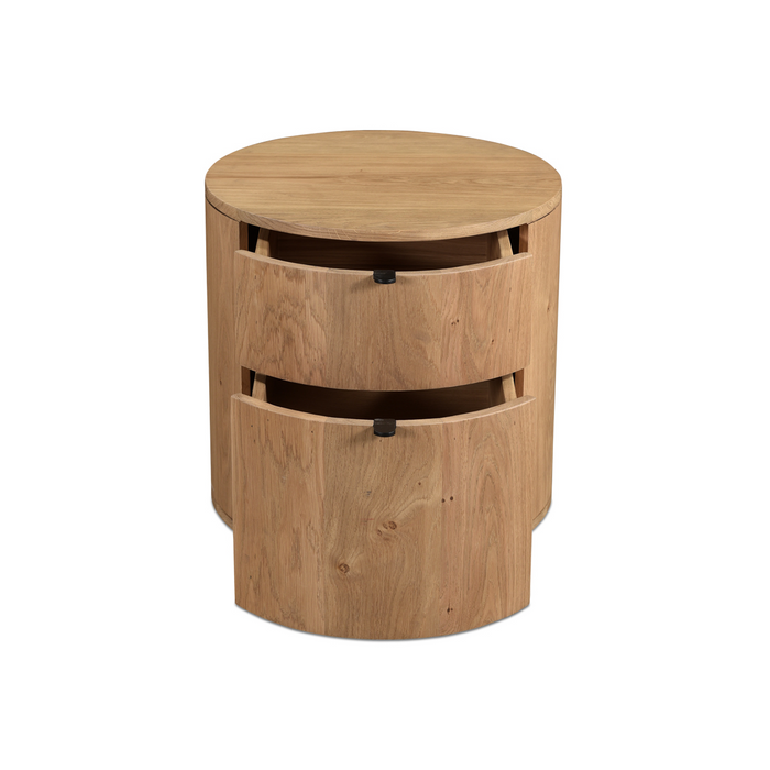 Theo Two Drawer Nightstand