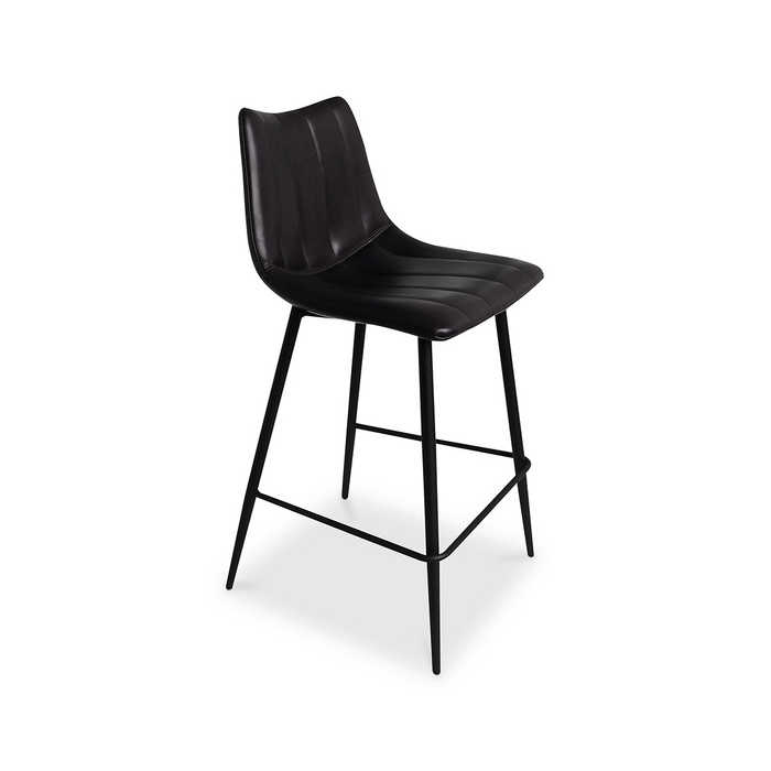 Alibi Counter Stool Matte Black - Set Of Two