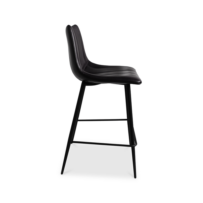 Alibi Counter Stool Matte Black - Set Of Two