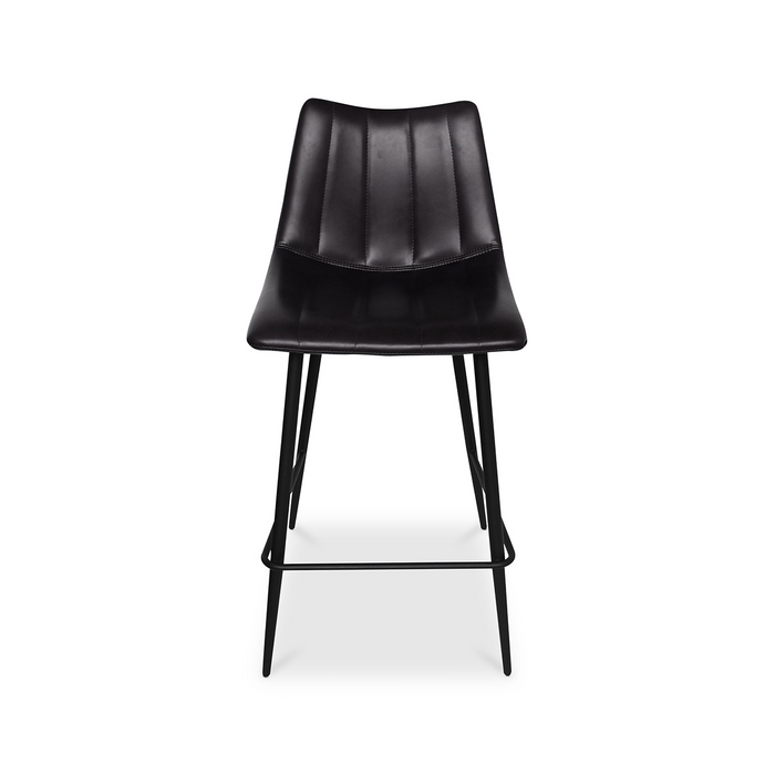 Alibi Counter Stool Matte Black - Set Of Two