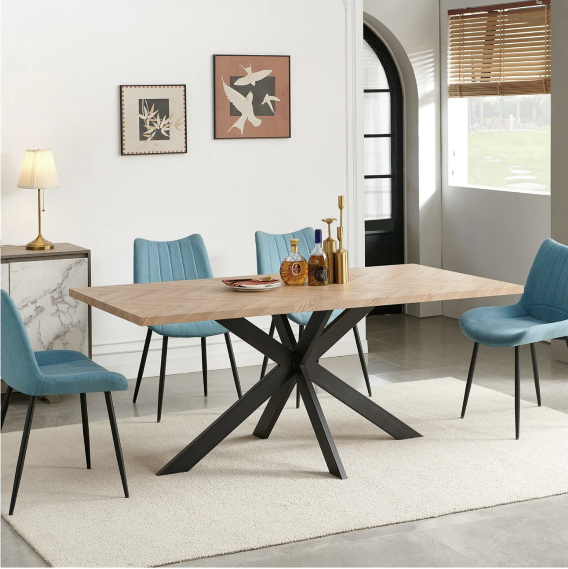 Zarya Rectangular Dining Table-zoom-5