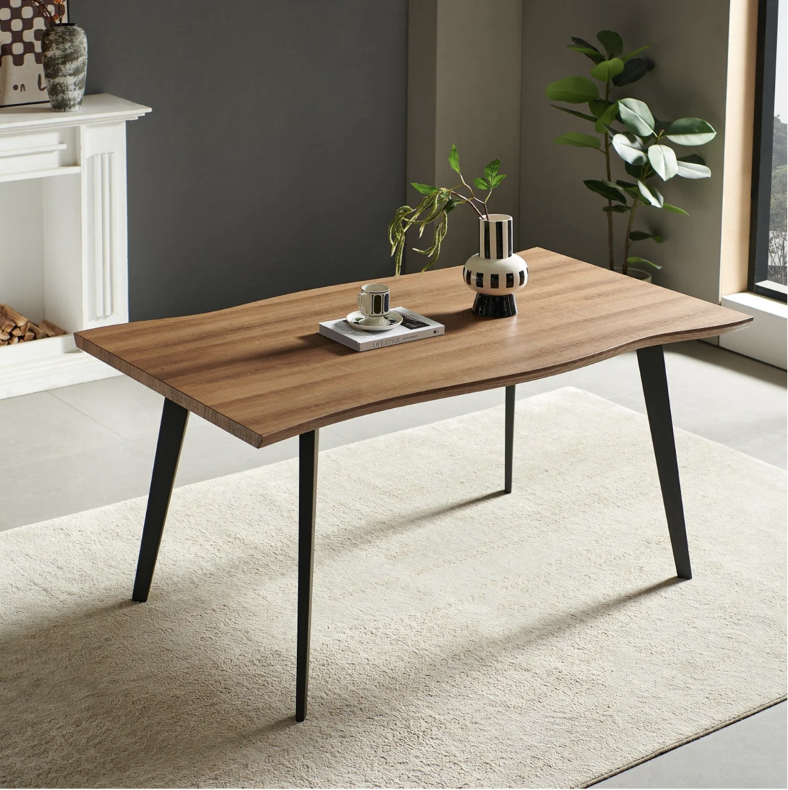 Eira Rectangular Dining Table-7